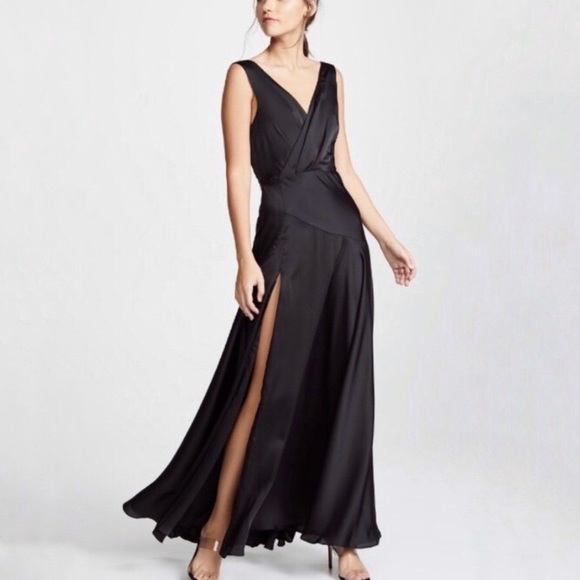 Free People Dresses & Skirts - NWOT Free People Black Essie Maxi Gown 12